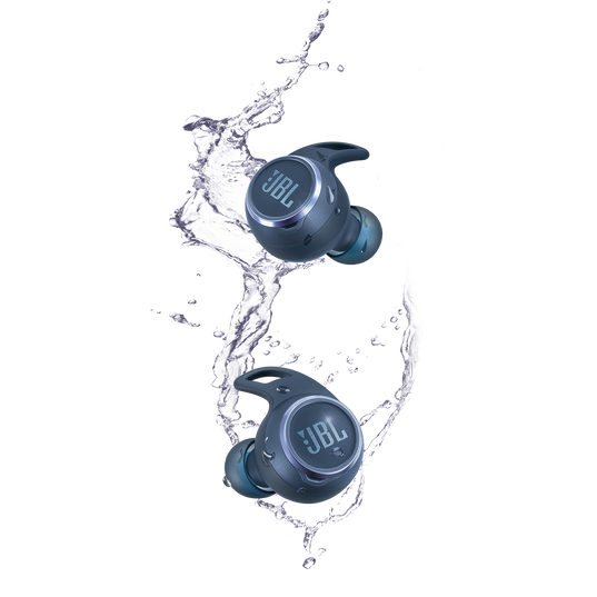 JBL Reflect Aero TWS - Blue - True wireless Noise Cancelling active earbuds - Detailshot 1